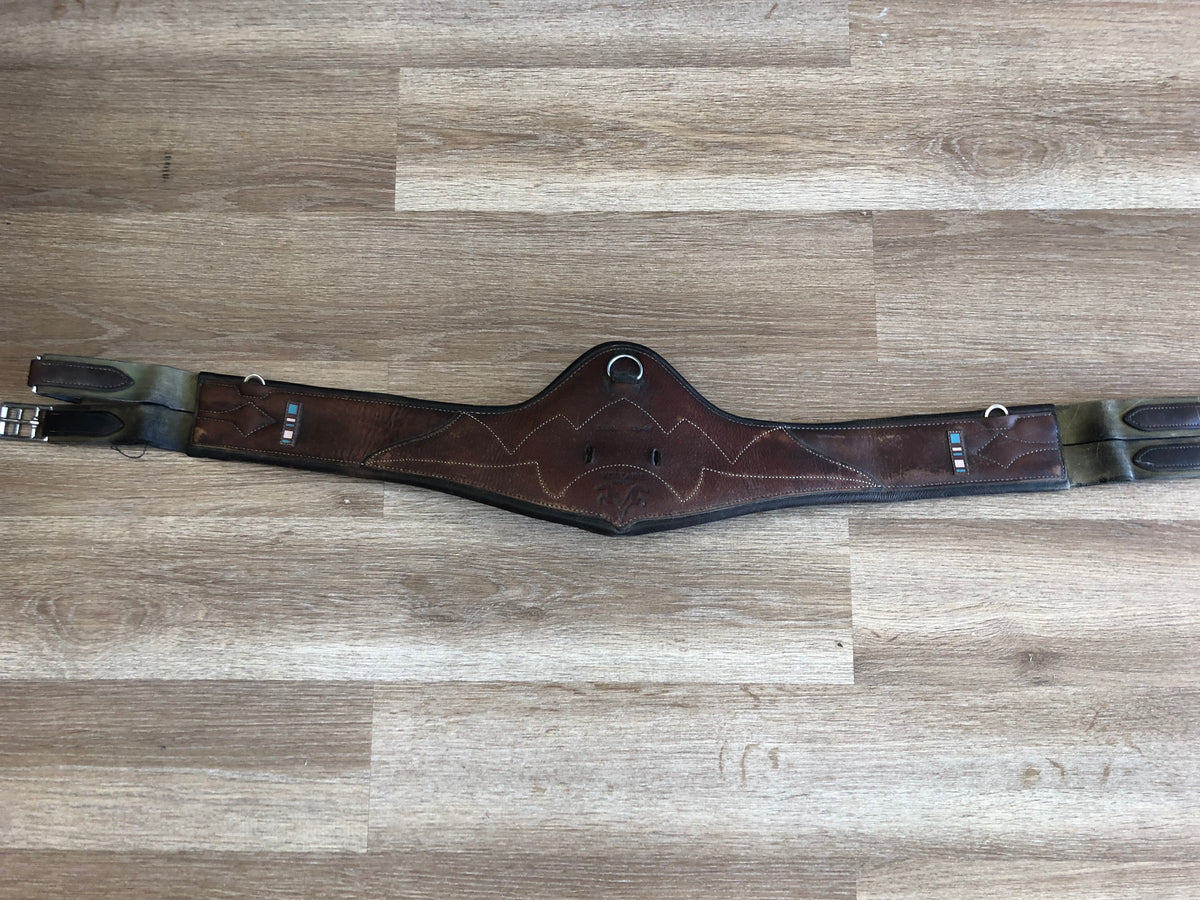 Voltaire Leather Bellyguard Girth - 48” - Horse &amp; Hound Tack Shop 