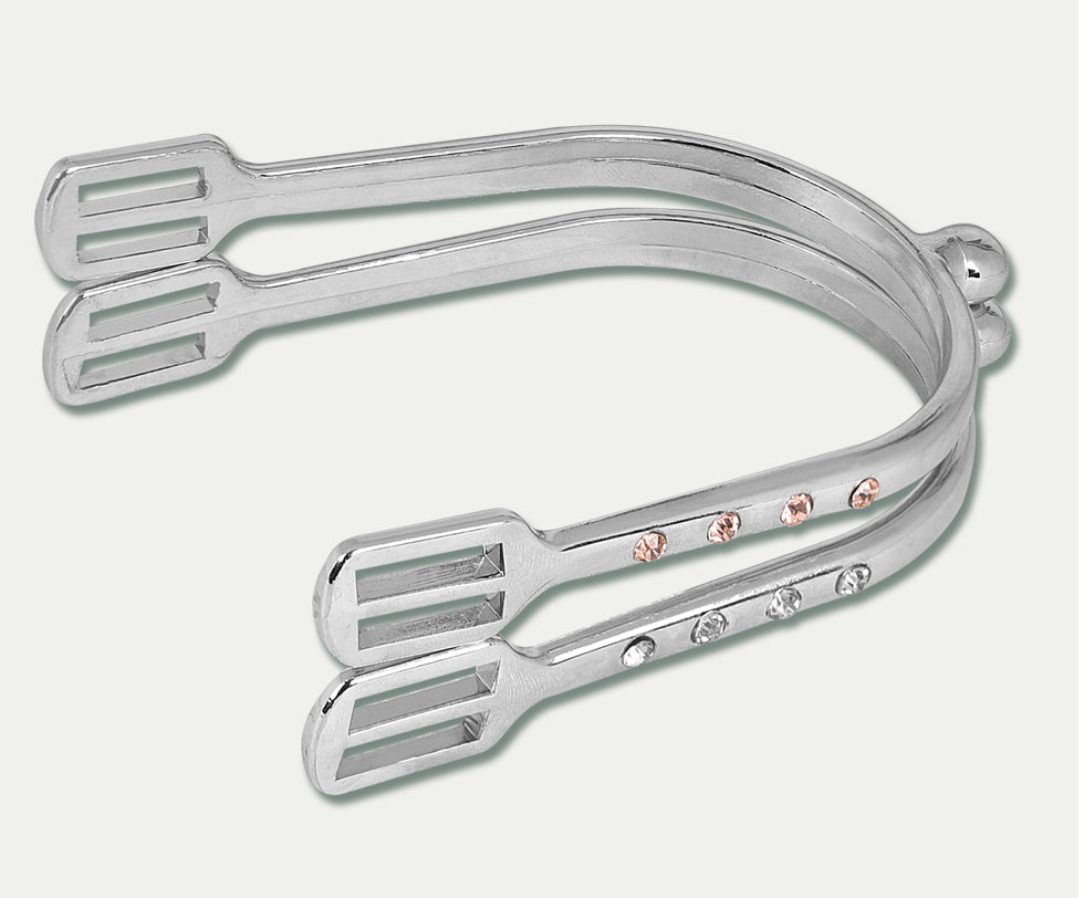 Waldhausen Ladies Crystal Spurs 20mm with Spur Straps - Horse & Hound Tack Shop 