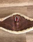 ‘M’ Leather & Fleece Bellyguard Girth - 53” - Horse & Hound Tack Shop 