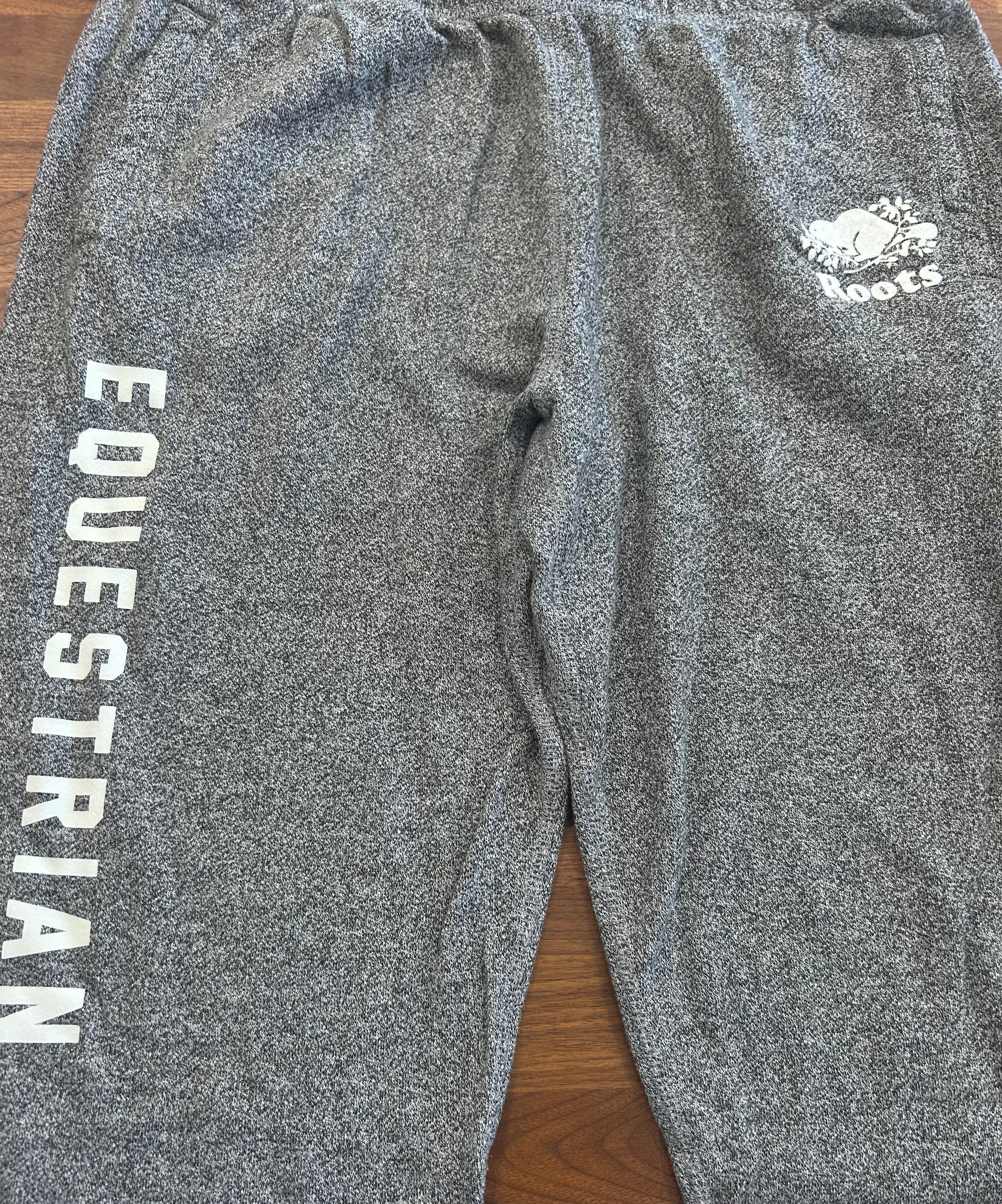 Ladies Roots Equestrian Grey Sweatpant - M