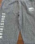 Ladies Roots Equestrian Grey Sweatpant - M
