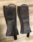 Brown Leather Half Chaps
