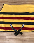 Rambo Deluxe Fleece Gold/Red/Black - 66” - Horse & Hound Tack Shop 