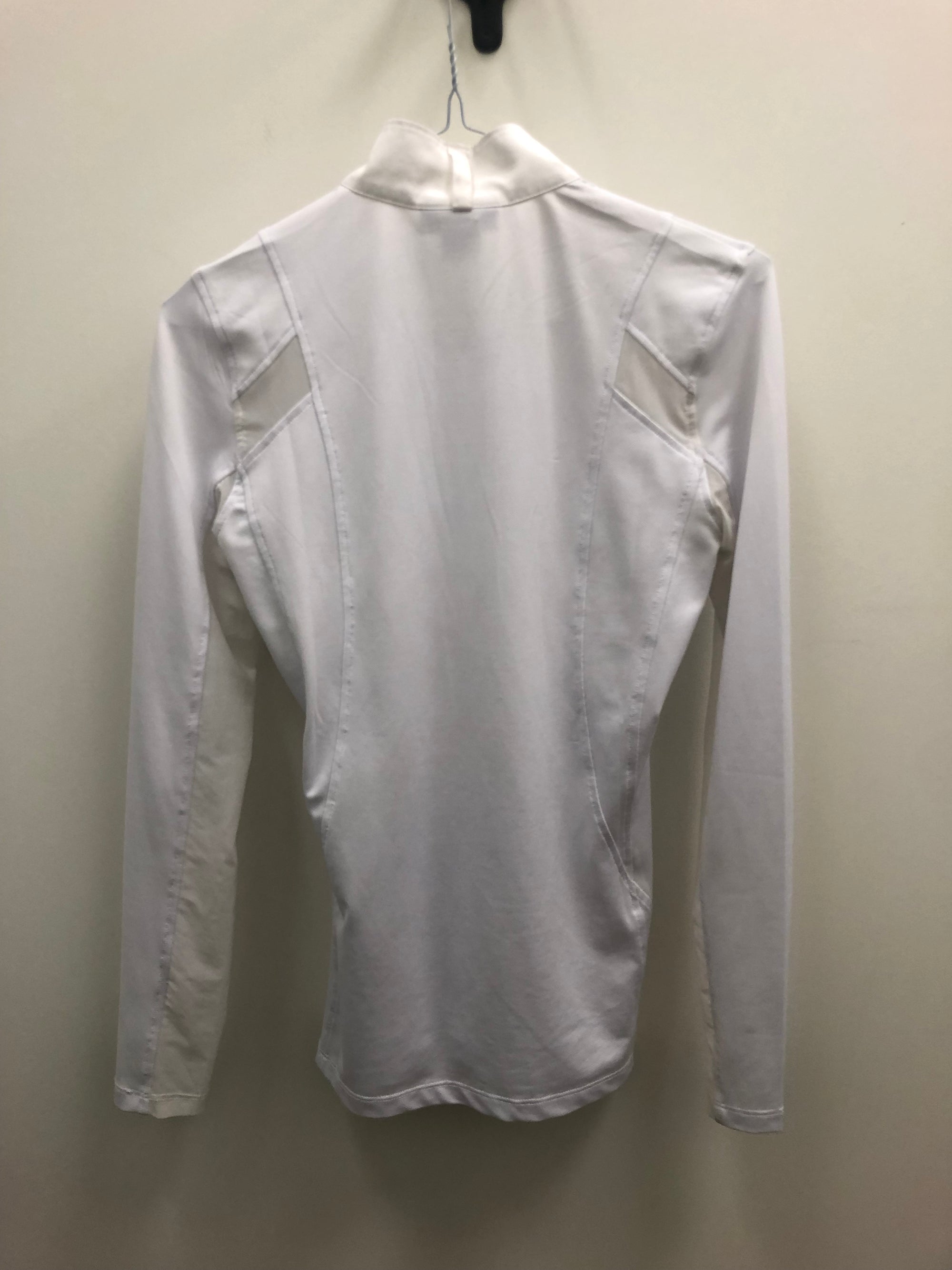 Ariat Pro Series White Long Sleeve Show Top - XS