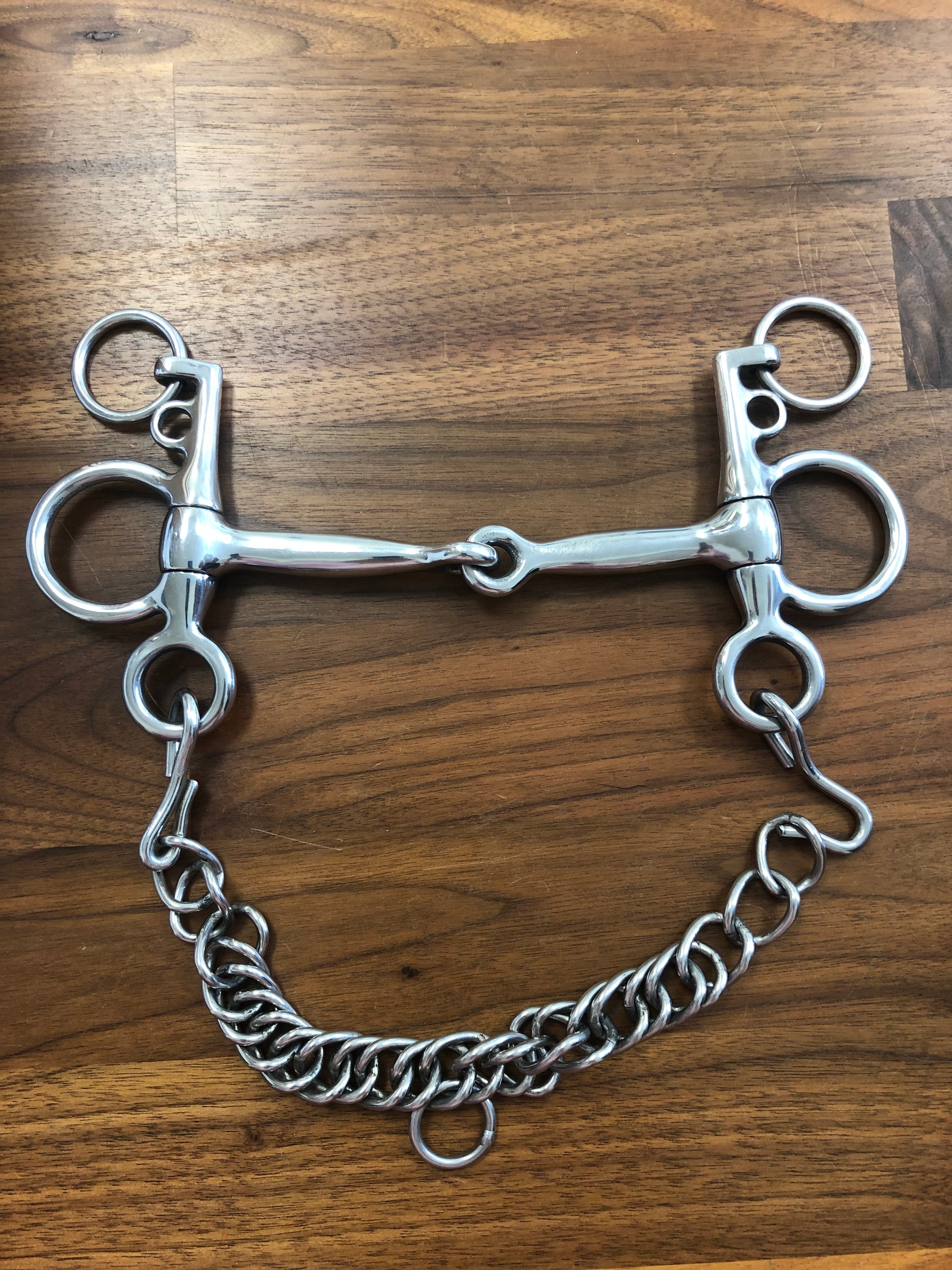 Metalab Single-Jointed Pelham Bit w/ Chain - 5”