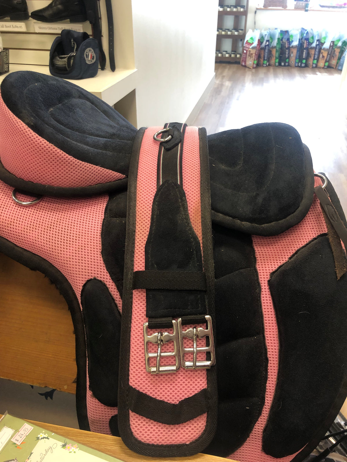 Pink Treeless Pony Saddle