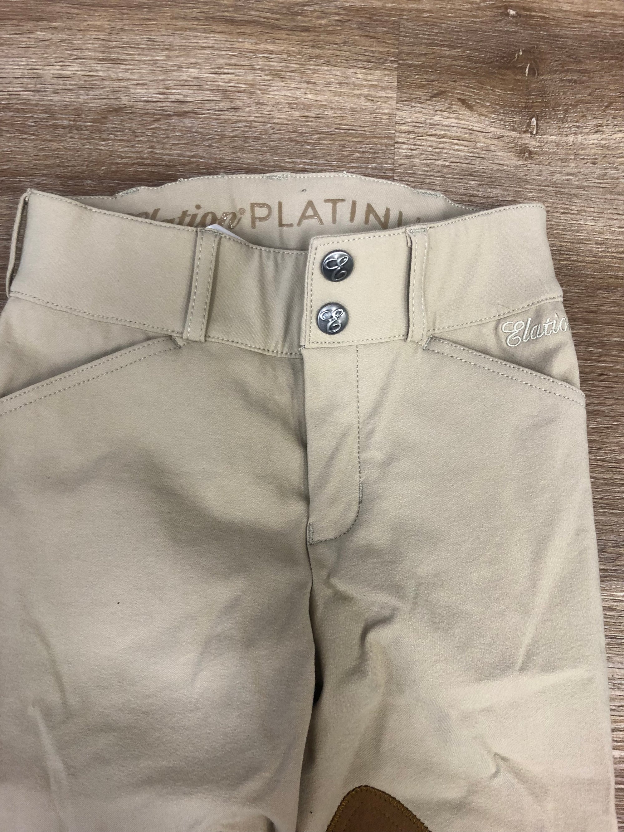 Kids Elation Platinum Tan KP Breech - 6