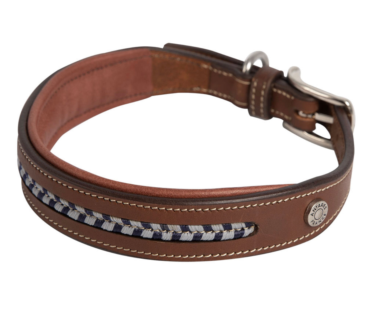 Leather lead best sale and collar