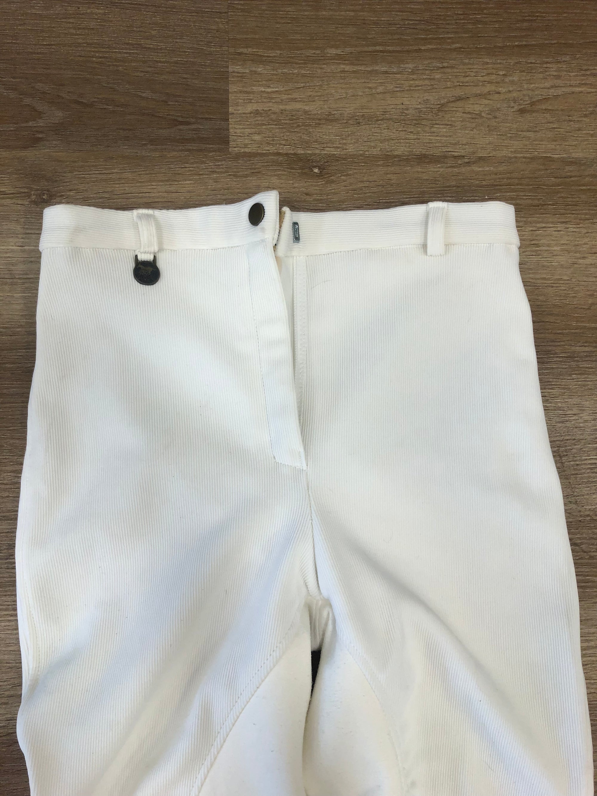 Global Equestrian White FS Breeches - 40L