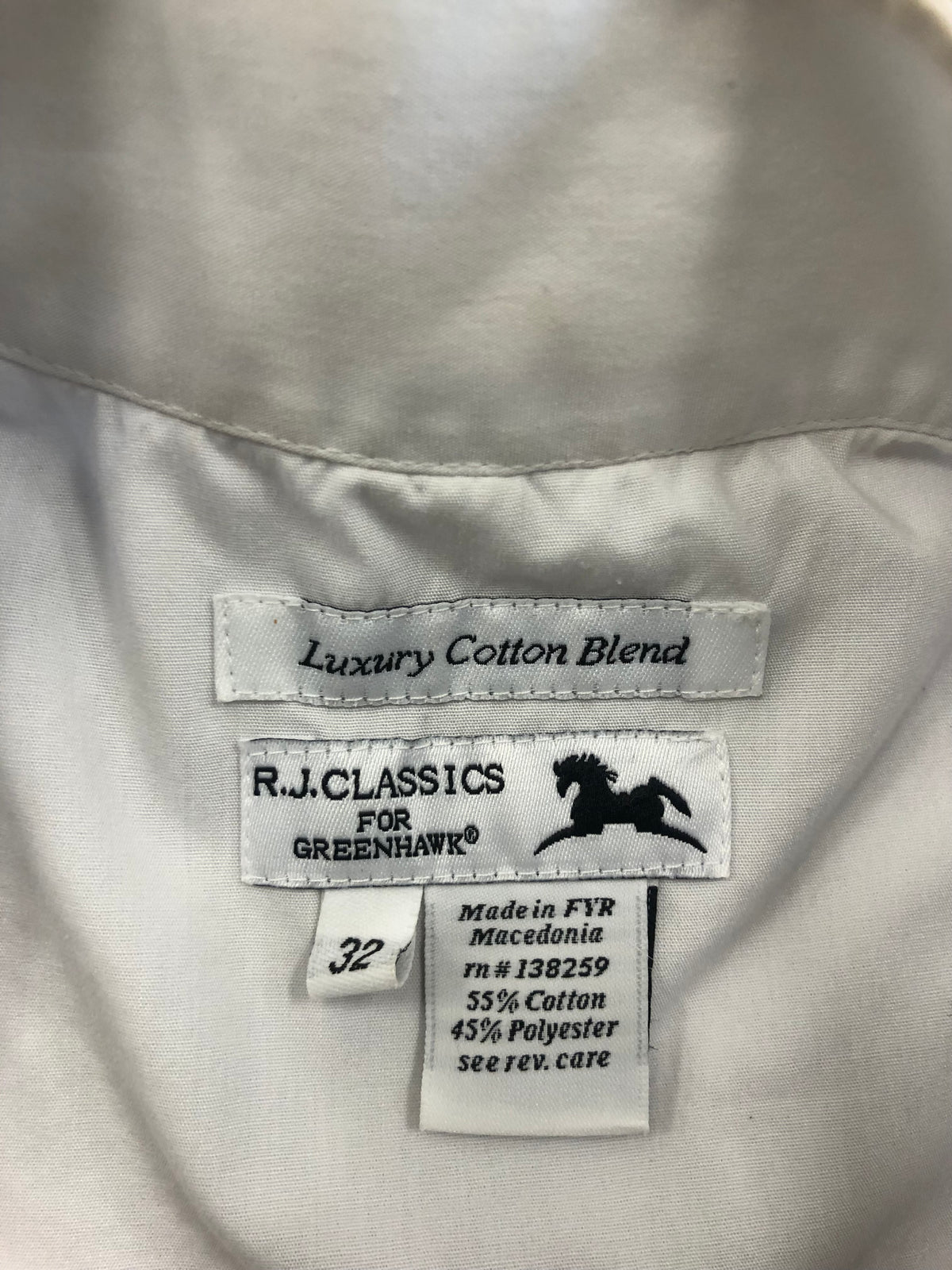Kids RJ Classic White Button Up Show Shirt