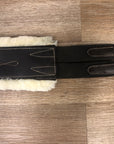 Mondega Fuzzy Leather Girth Dark Brown/Natural - 50”