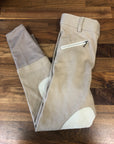 Elation Red Label Tan KP Breeches - Kids 10
