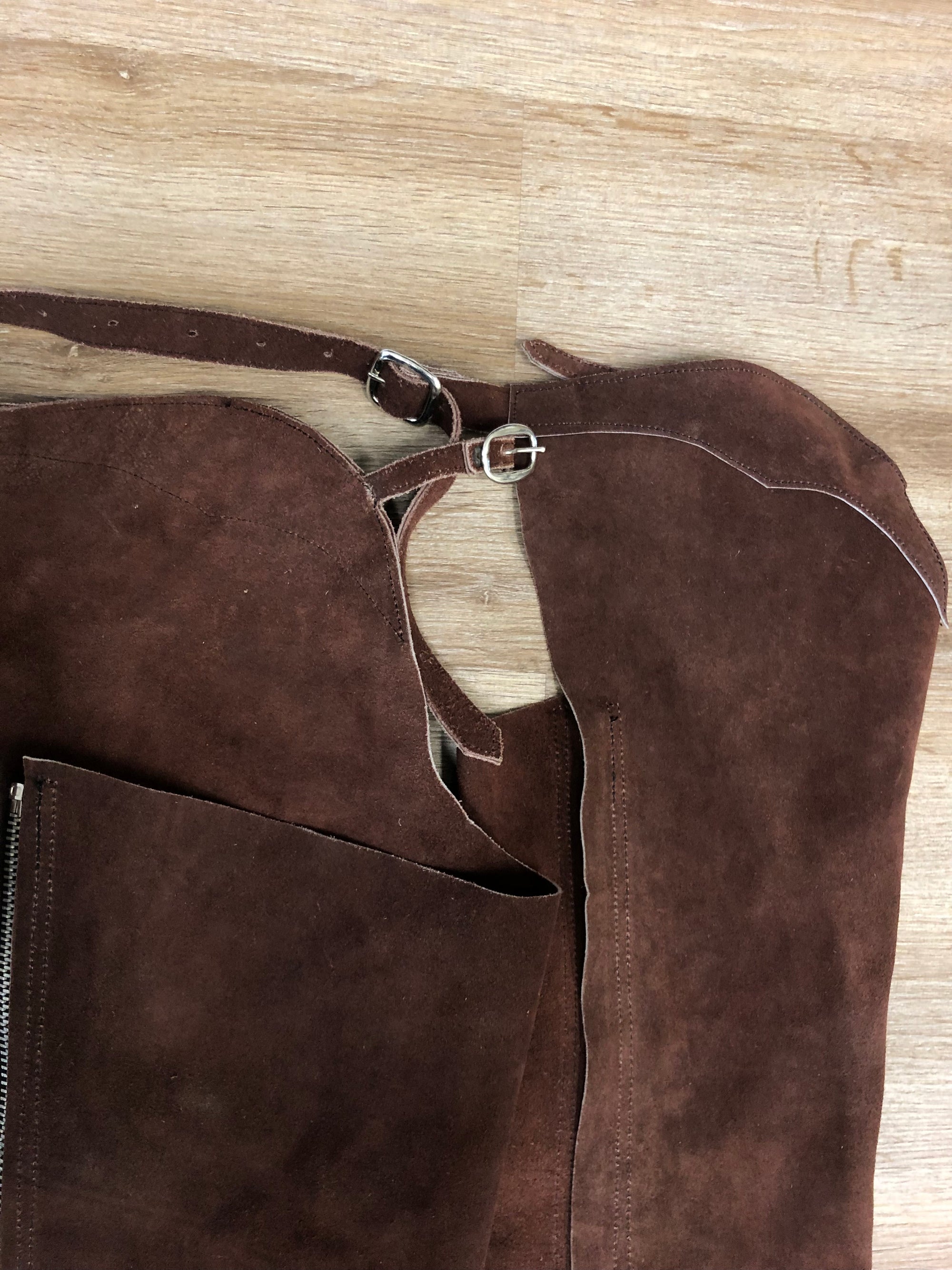 Brown Suede Full Chaps