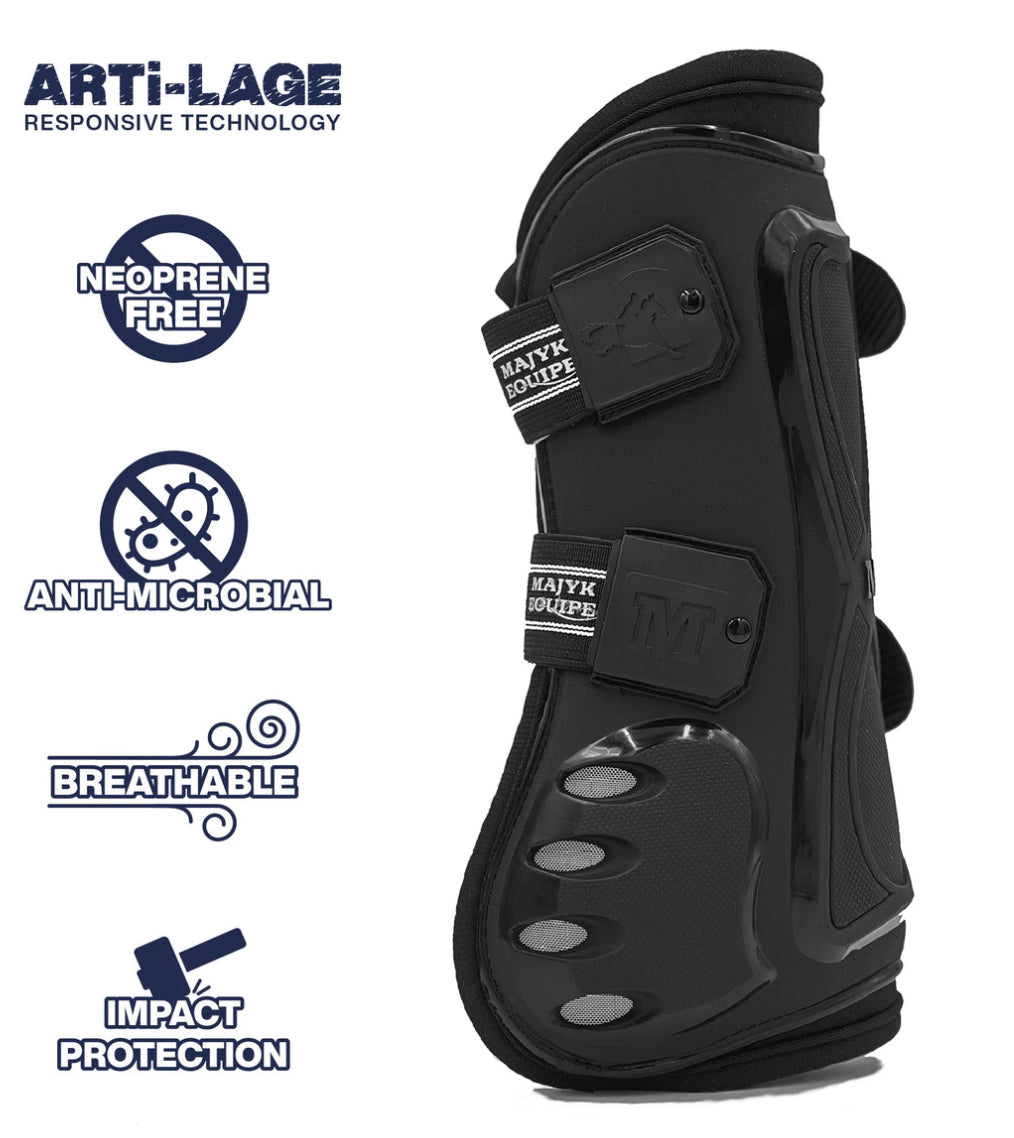 Majyk Equipe Stadium Jump Tendon Boot - Front - Horse & Hound Tack Shop 