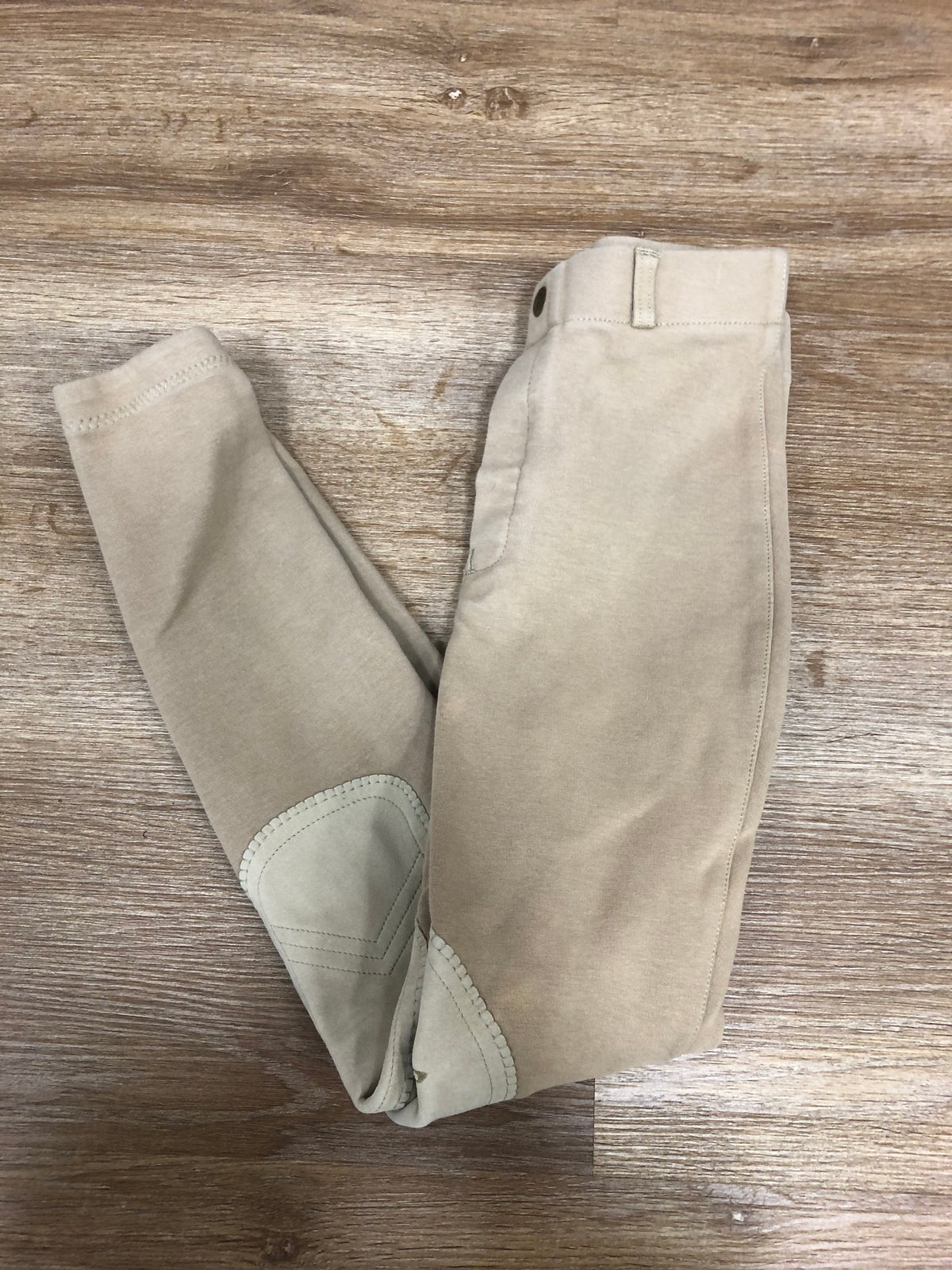 Kids Elation Tan KP Breech - 14 - Horse & Hound Tack Shop 