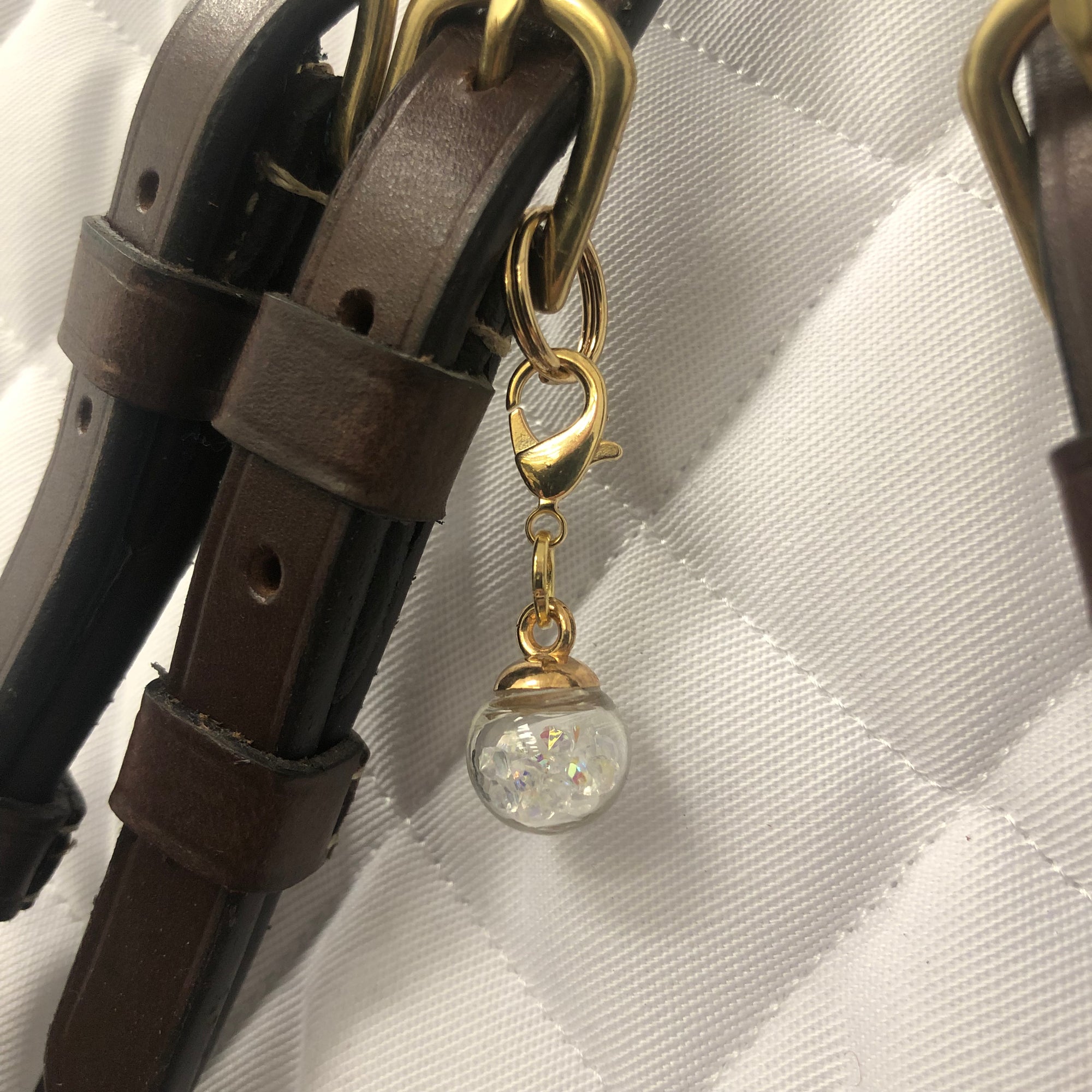 Leads N Beads Gold Bridle Charms - Horse &amp; Hound Tack Shop 