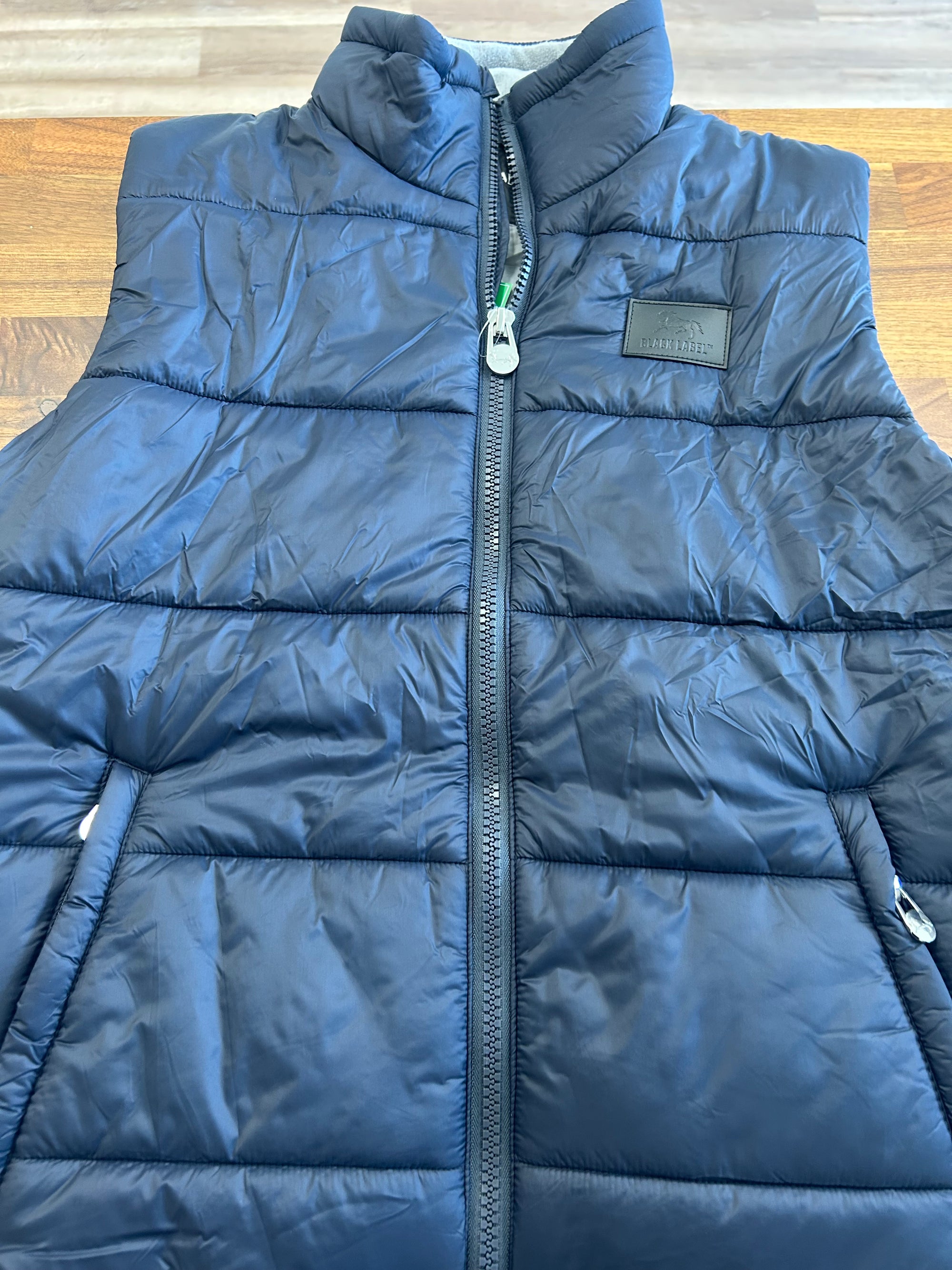 Black Label Navy Puffer Vest - Horse & Hound Tack Shop 