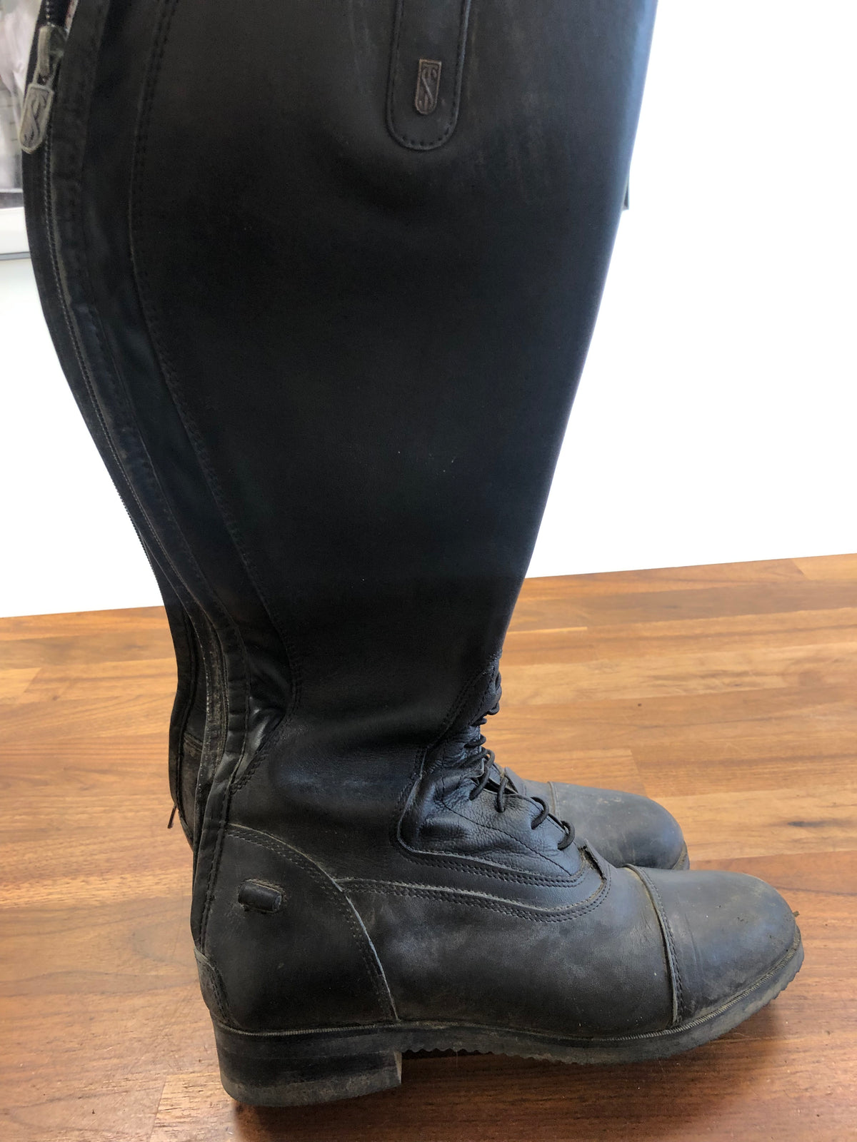 Fine Used Treadstep Tall Boots 7.5 Full