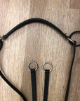 Black Leather Breastplate w/ Running Martingale - XF
