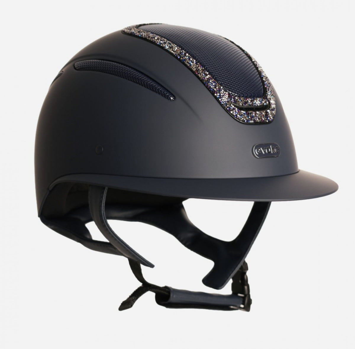 Evoke Elara Wide Peak Crystal Frame Helmet - No MIPS
