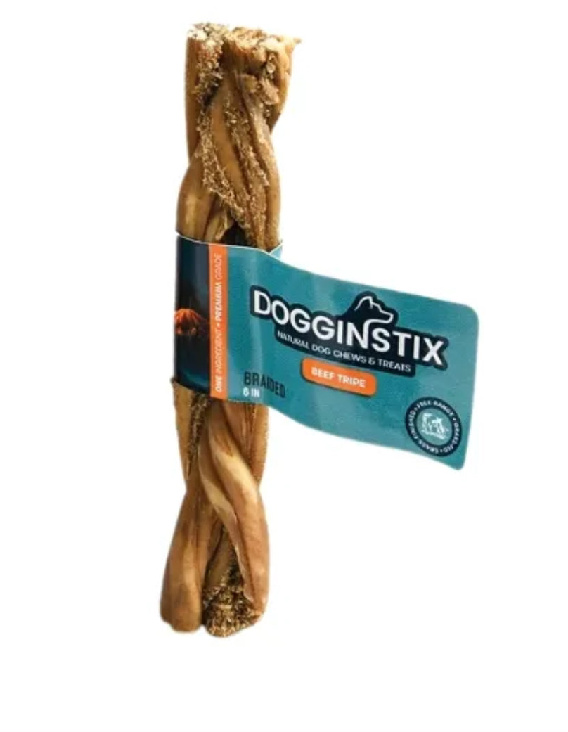 Dogginstix Braided Beef Tripe Stick - Horse & Hound Tack Shop 