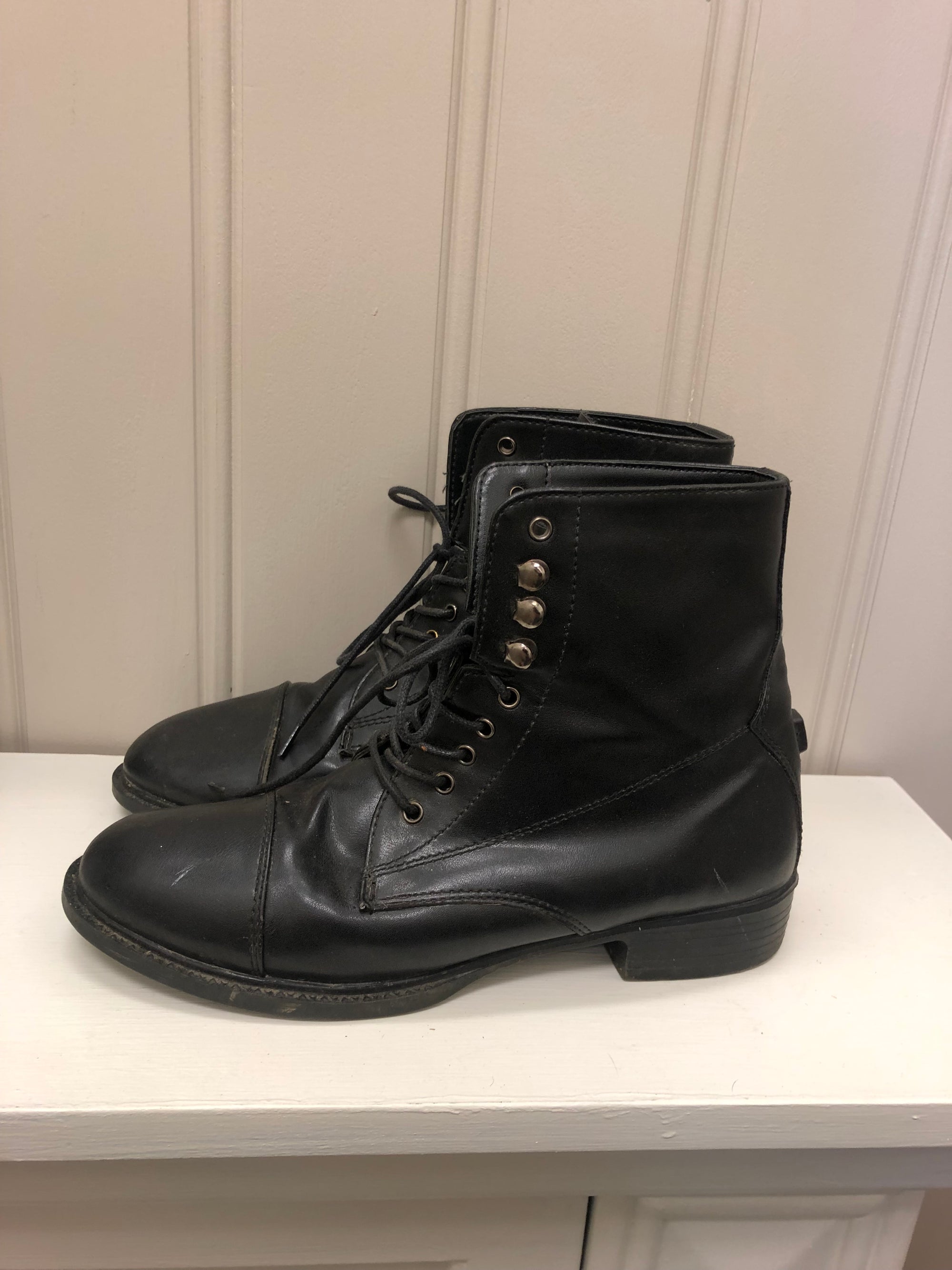 Auken Lace Up Paddock Boots - 7.5
