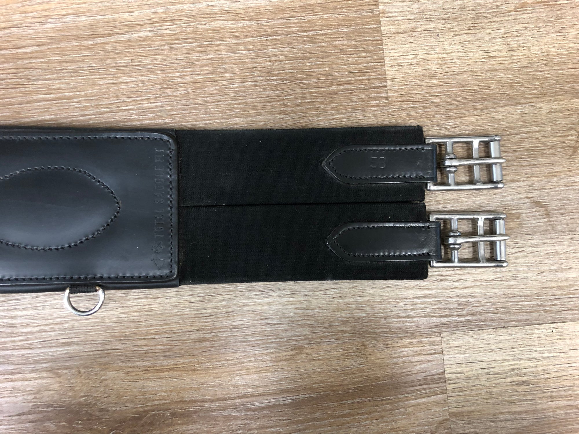 Total Saddle Fit Shoulder Relief Long Girth Black 58”