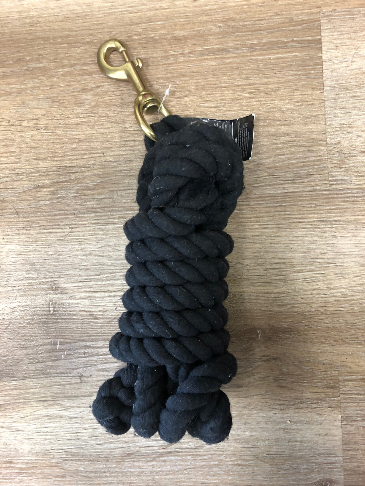 NWT Black Shedrow 10’ Cotton Leadrope