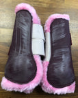 Roma Pink Tendon Boots - Lrg