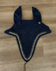 EquStar Bonnet Navy Blue w/ Yellow Gems “Ramsay” - Horse & Hound Tack Shop 