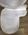 Dressage Shaped White Fleece Pad - Full