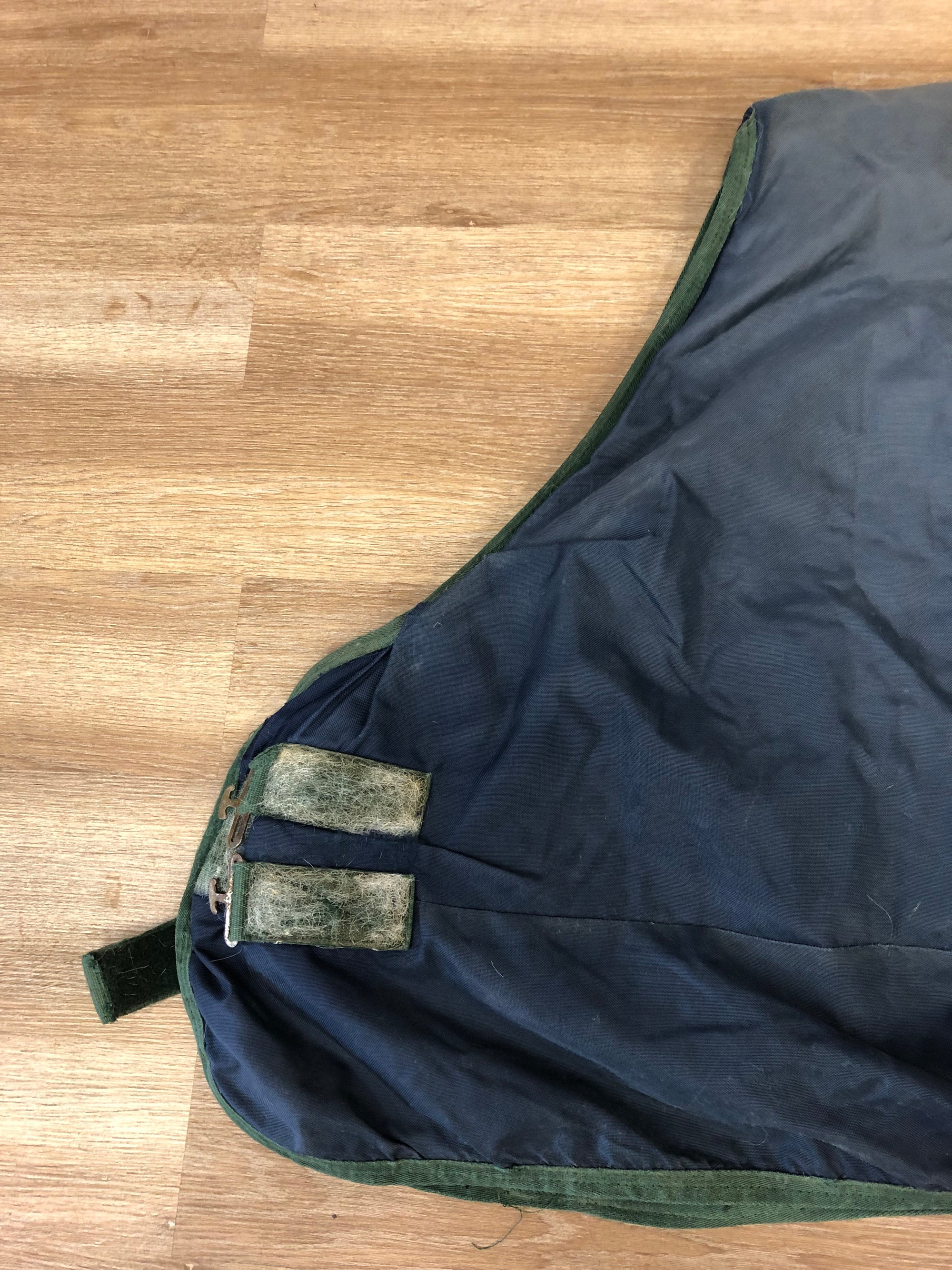 Navy &amp; Green Bucas Blanket