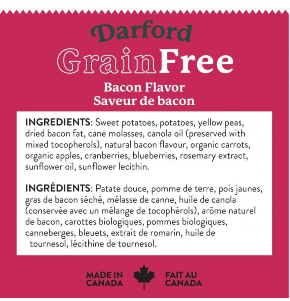 Darford Grain Free Oven Baked Treats - Bacon - Horse & Hound Tack Shop 