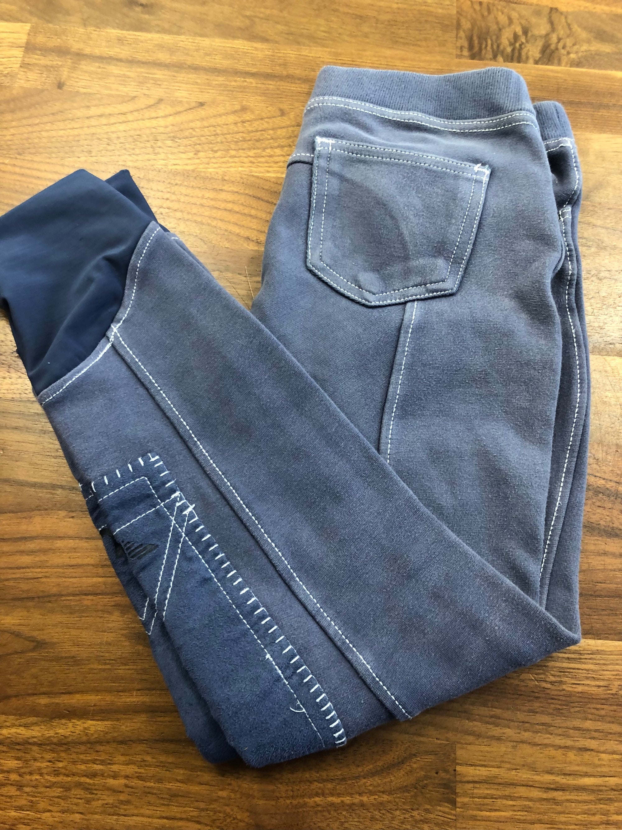 Tuff Rider Kids KP Breech - Gray/Purple, 14