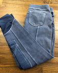 Tuff Rider Kids KP Breech - Gray/Purple, 14