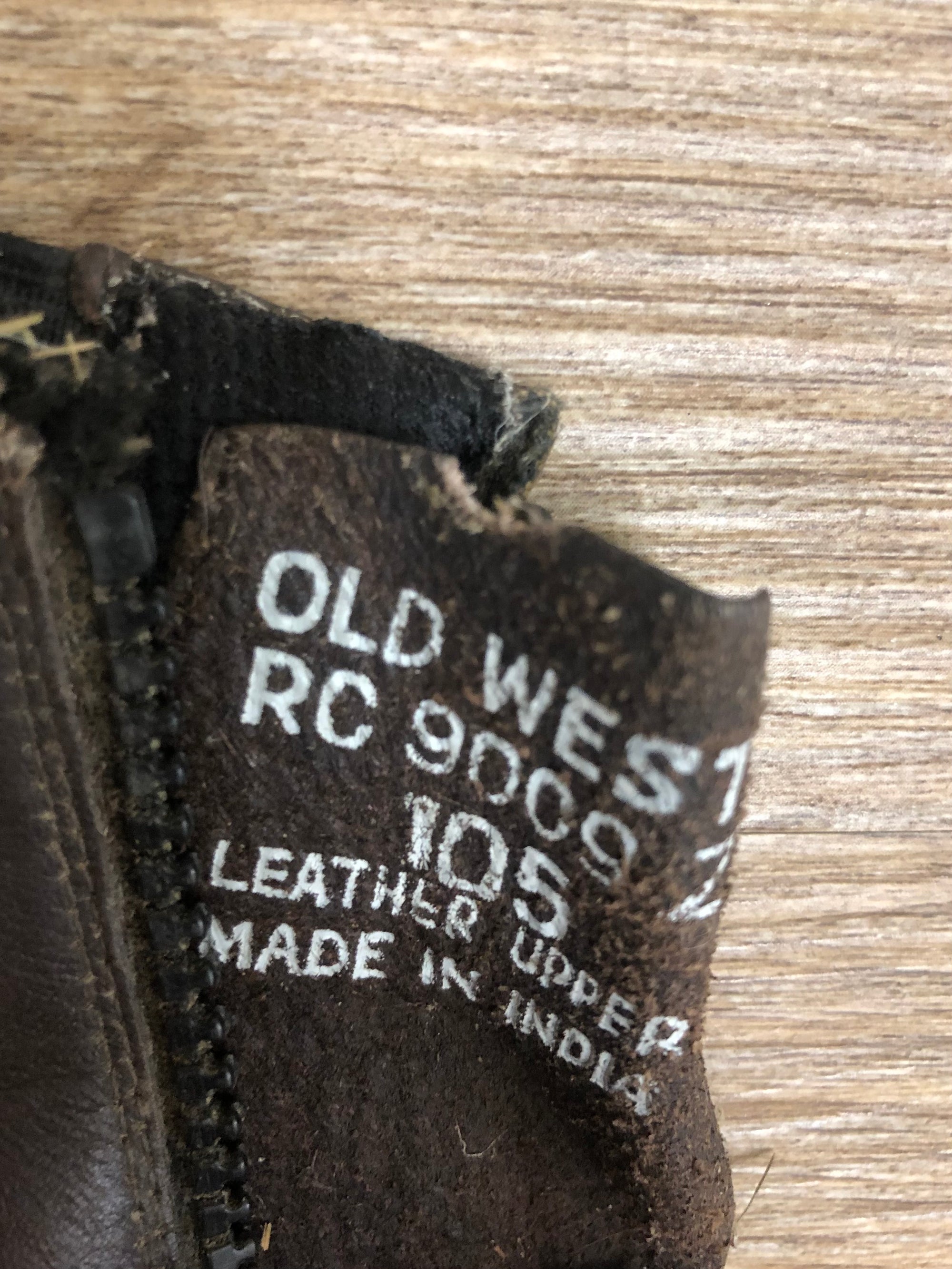 Kids Old West Zip Up Paddock Boot - 10.5