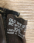Kids Old West Zip Up Paddock Boot - 10.5