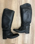 Fine Used Leather Pull-On Tall Boots 8XW