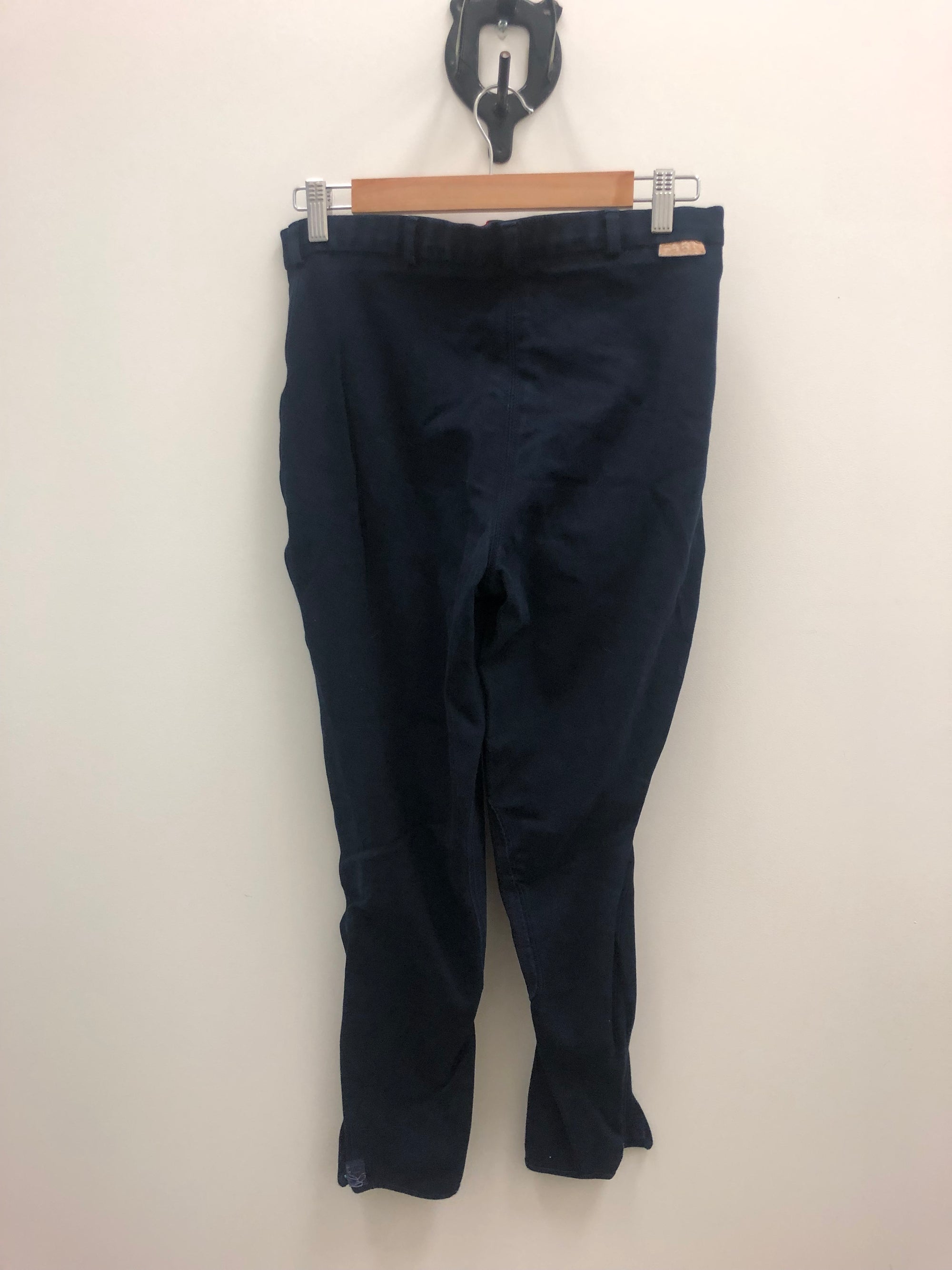 Harry Hall Knee Patch Breech Navy - 30R