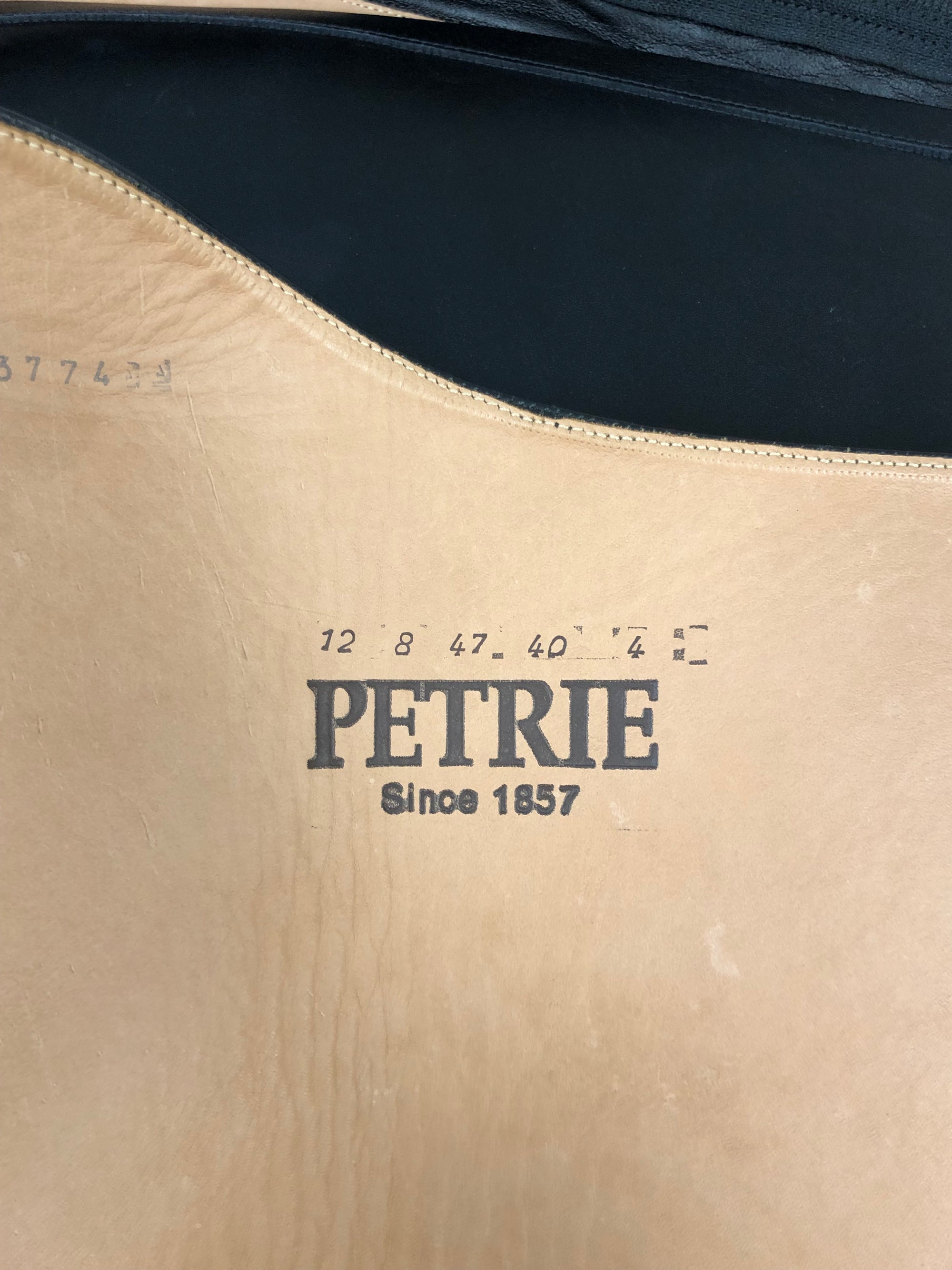 Petrie Black Leather 1/2 Chaps - L47 W40