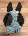 Weatherbeeta Blue/Bee Patterned Lycra Fly Mask - Cob