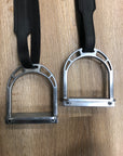 Fine Used Lemieux Vector Pro Stability Stirrup Leathers + Wide Tread Stirrups