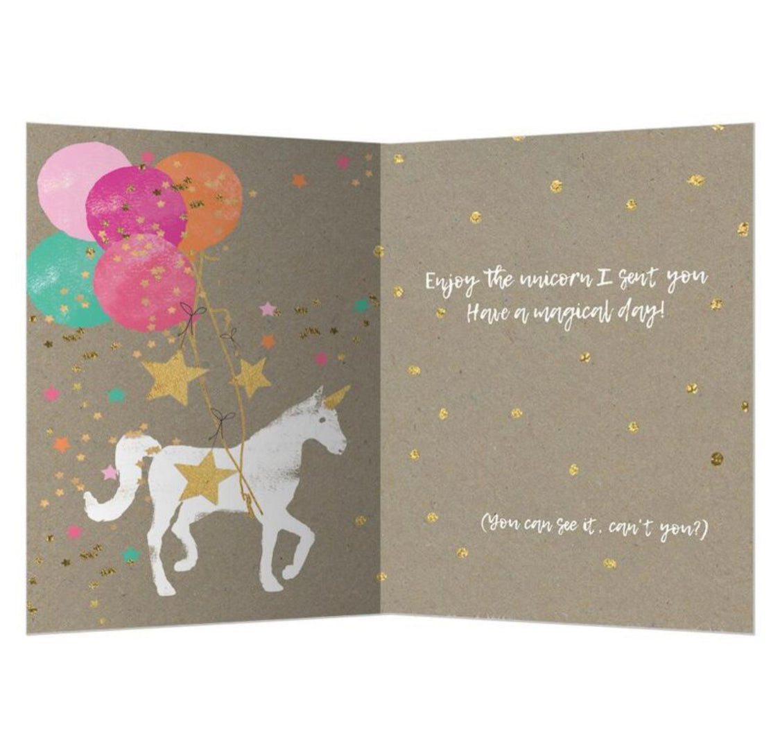 Magical Unicorn Birthday Card - Horse & Hound Tack Shop 