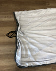 Scrim - 72” White w/ Gray Trim - Horse & Hound Tack Shop 