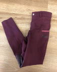 Kids Elation Red Label Burgundy KP Breech - size 12