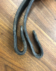 Western Black Leather Split Reins