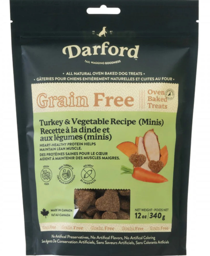 Darford Grain Free Oven Baked Treats - Turkey & Vegetable (Minis) - Horse & Hound Tack Shop 