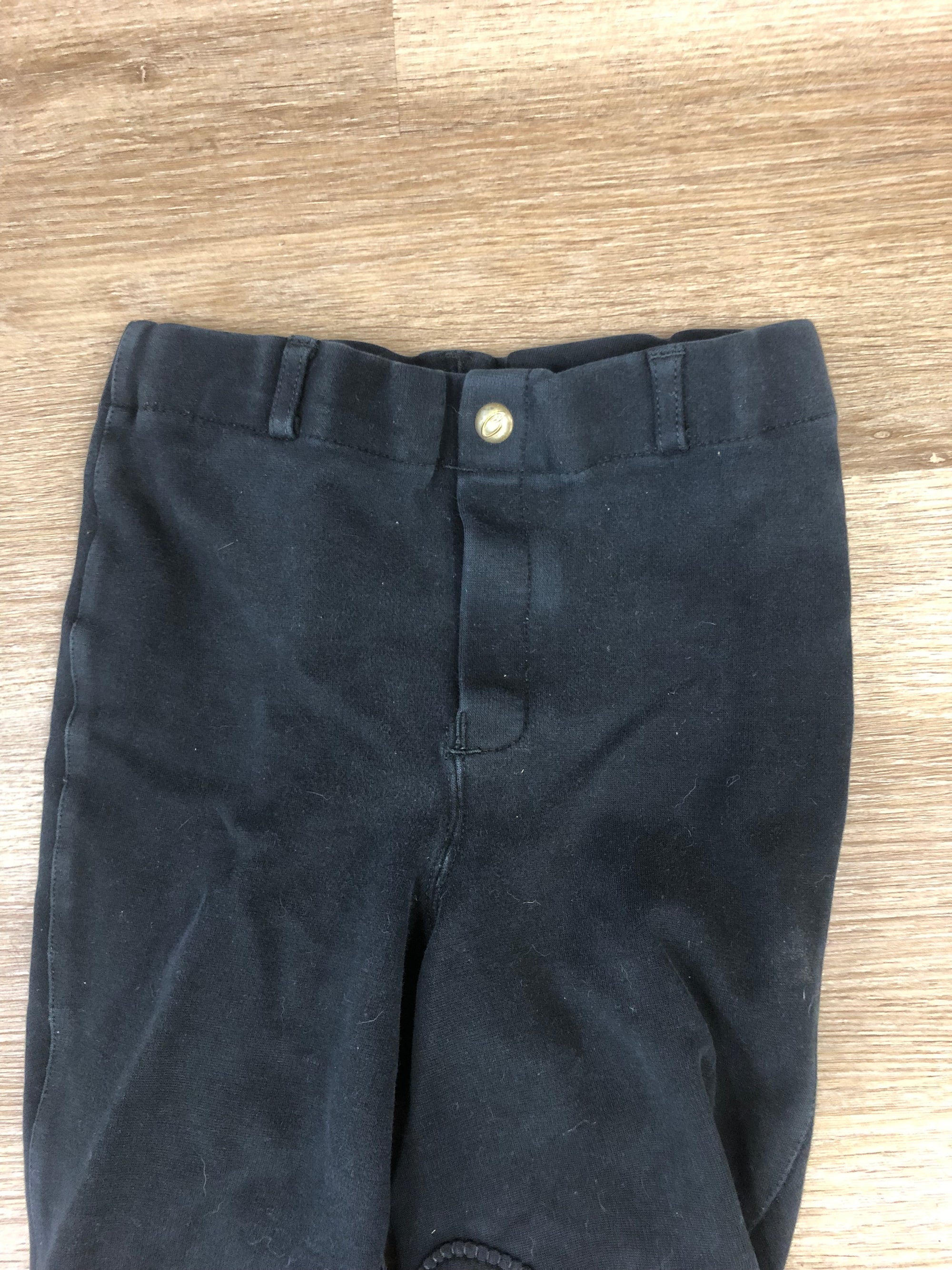 Kids Elation Black KP Breech - 10/12