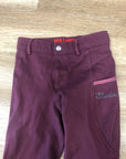 Kids Elation Red Label Burgundy KP Breech - size 12