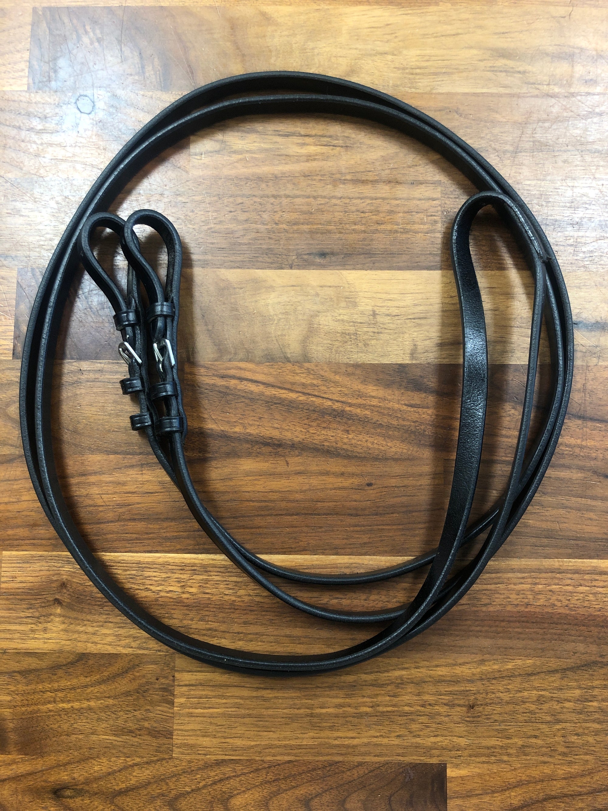Fine Used Kieffer (Double Bridle) Leather Reins - Horse & Hound Tack Shop 